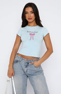 Damen bequemes Crop-Top mit modischem Druck R&B