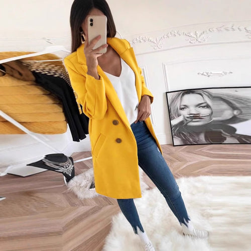 Damen Blazer im doppelten Knopfdesign R&B