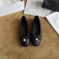 Damen Ballerinas mit dekorativem Riemchen und Perlenapplikation R&B