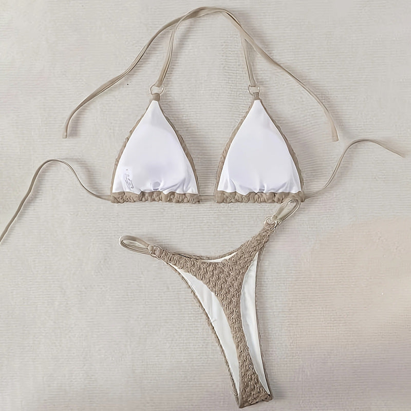 Damen Triangel-Bikini mit raffinierten Details R&B