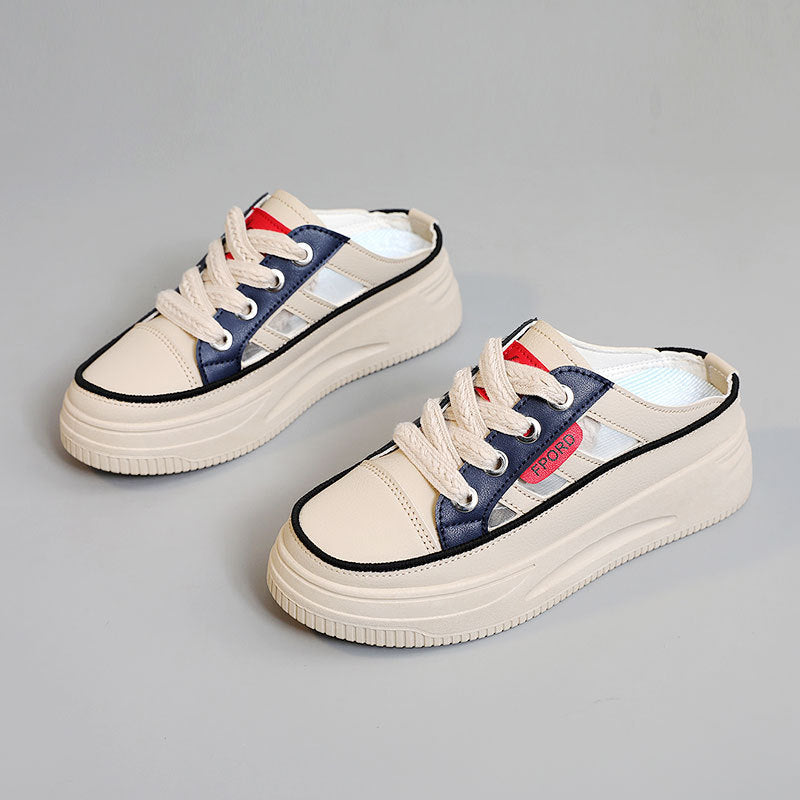Damen Slip-On Sneakers mit atmungsaktivem Mesh und rutschfester Sohle R&B