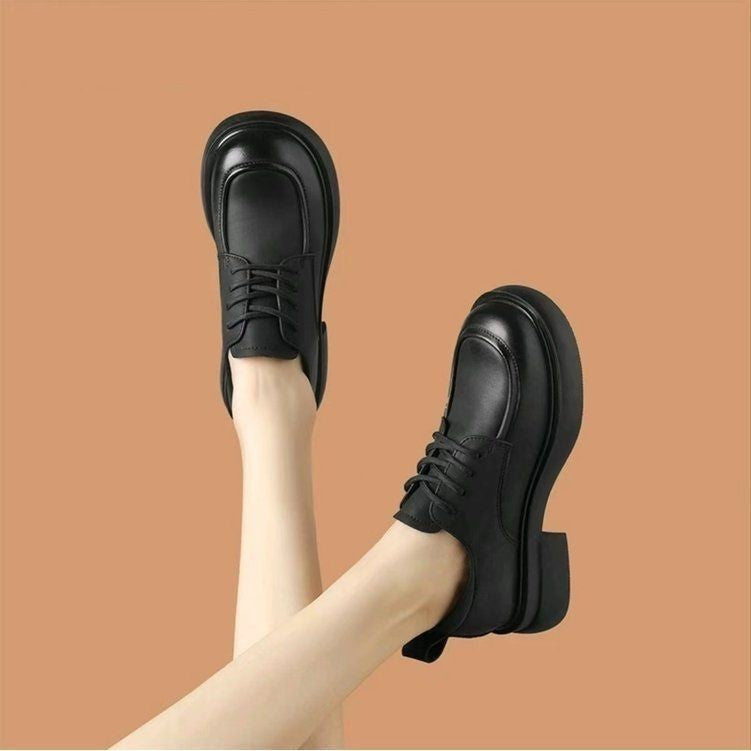 Damen modische Schnürschuhe mit komfortabler Plateau-Sohle