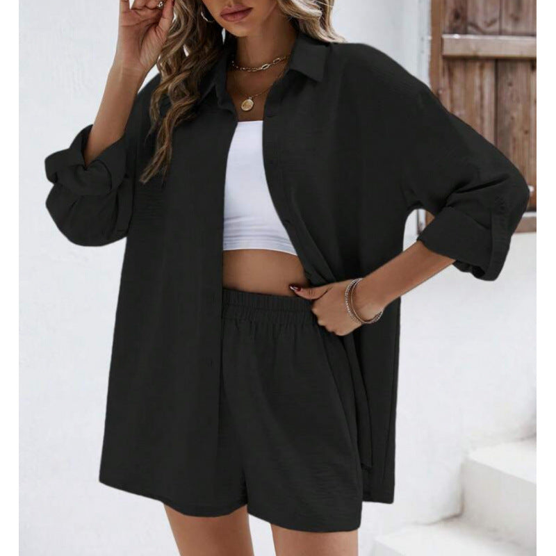 Damen lässiges Oberteil und Shorts Set Heidi-Mode