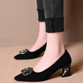 Damen Elegante Pumps mit Schmuckapplikation R&B