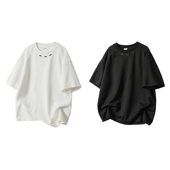 Damen Oversized T-Shirt mit modernem Schnitt und dekorativen Akzenten R&B