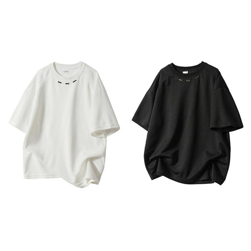 Damen Oversized T-Shirt mit modernem Schnitt und dekorativen Akzenten R&B