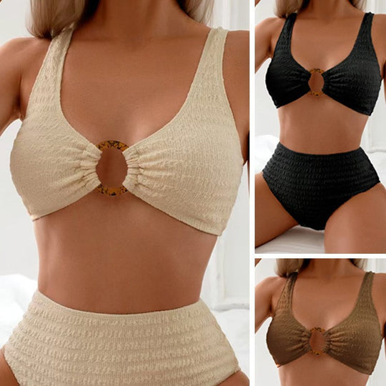 Damen Hochgeschlossene Bademode mit Schnitt und Detail R&B