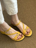 Damen Komfortable Riemchen-Sandalen mit verstellbarem Schnallenverschluss R&B