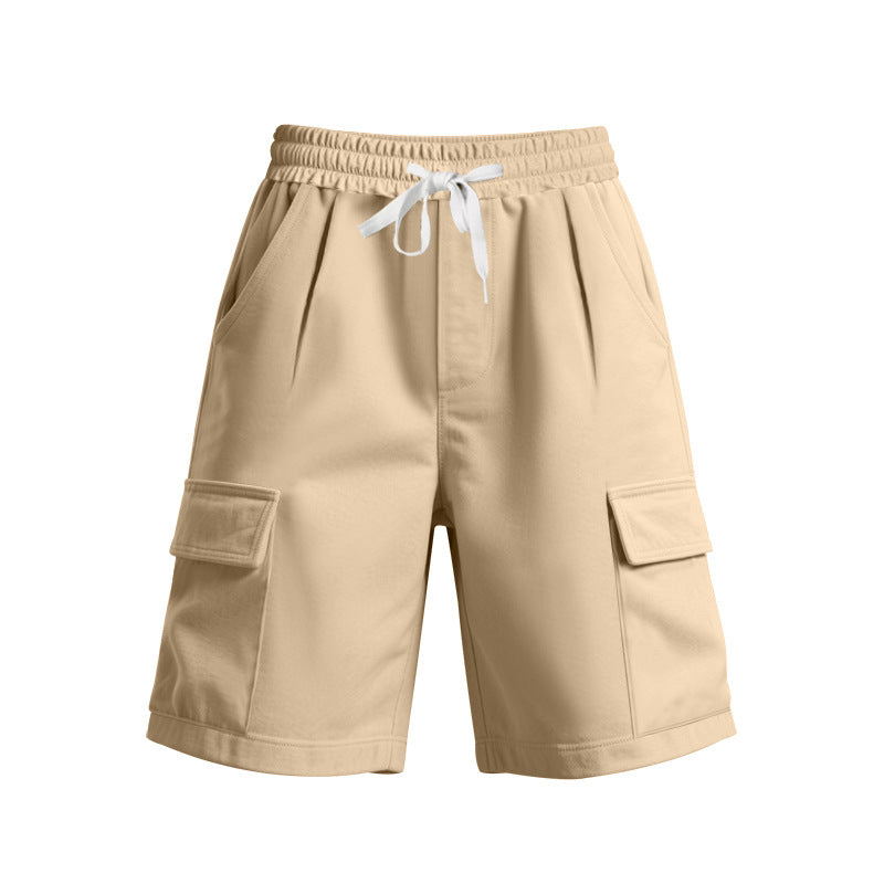 Damen komfortable Cargo-Shorts mit elastischem Bund und praktischen Seitentaschen R&B