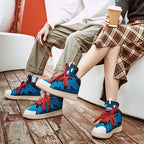 Damen Sportliche High-Top Sneakers mit elastischem Schnürsystem R&B