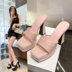Damen Plateau Sandalen R&B