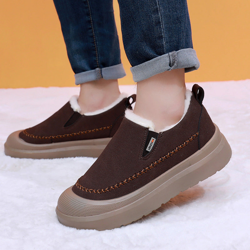 Damen Fleecegefütterte Freizeitschuhe mit rutschfester Sohle R&B