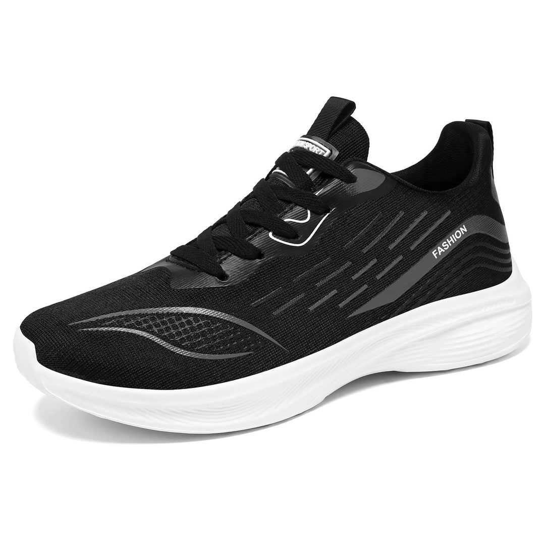 Damen Sportliche Lauf-Sneaker mit atmungsaktiver Mesh-Oberfläche und dämpfender Sohle R&B