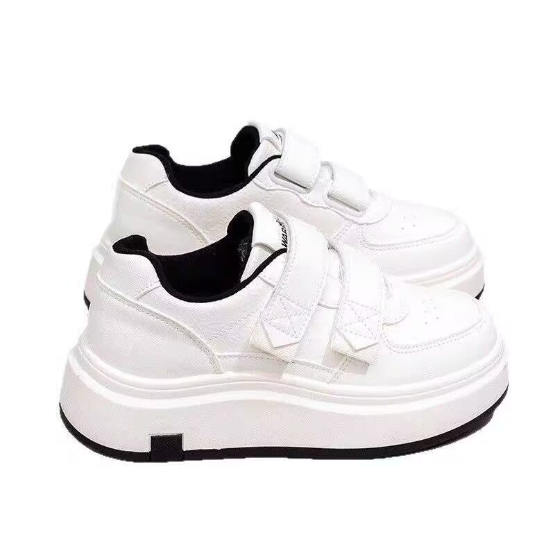 Damen Sportliche Sneakers mit breiter Sohle und elegantem Klettverschluss R&B