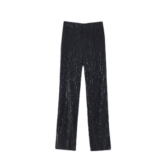 Damen modische Statement-Hosen mit Fransen R&B
