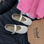 Damen Riemchenpumps mit luftigem Netzdesign und elegantem Riemen R&B