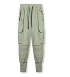 Damen Cargo-Hose mit praktischen Reißverschlusstaschen und elastischem Bund R&B