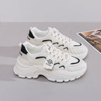 Damen Trendige Chunky Sneakers mit atmungsaktivem Obermaterial und dämpfender Sohle R&B