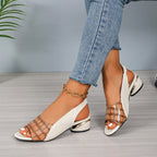 Damen Sling-Pumps mit elegantem Metallic-Detail R&B