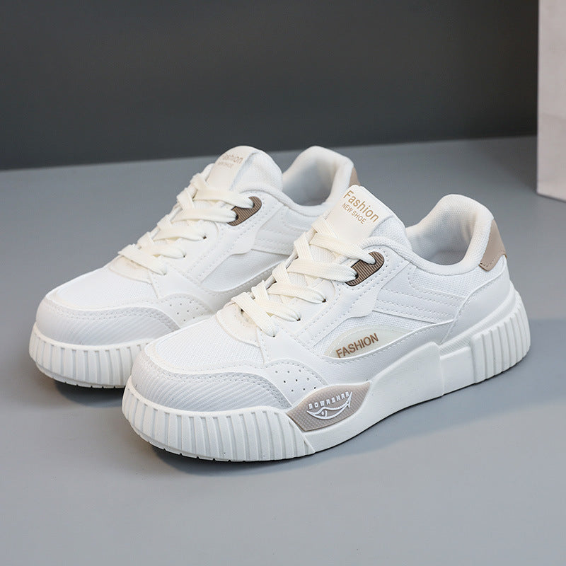 Damen modische Sneakers mit erhöhtem Sohlenprofil und sportivem Design R&B