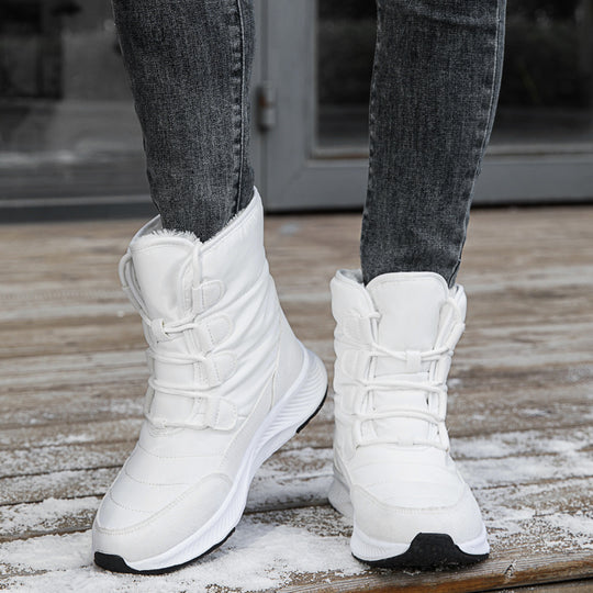 Damen Winterliche Sneaker Boots mit isolierendem Innenfutter und rutschfester Sohle R&B