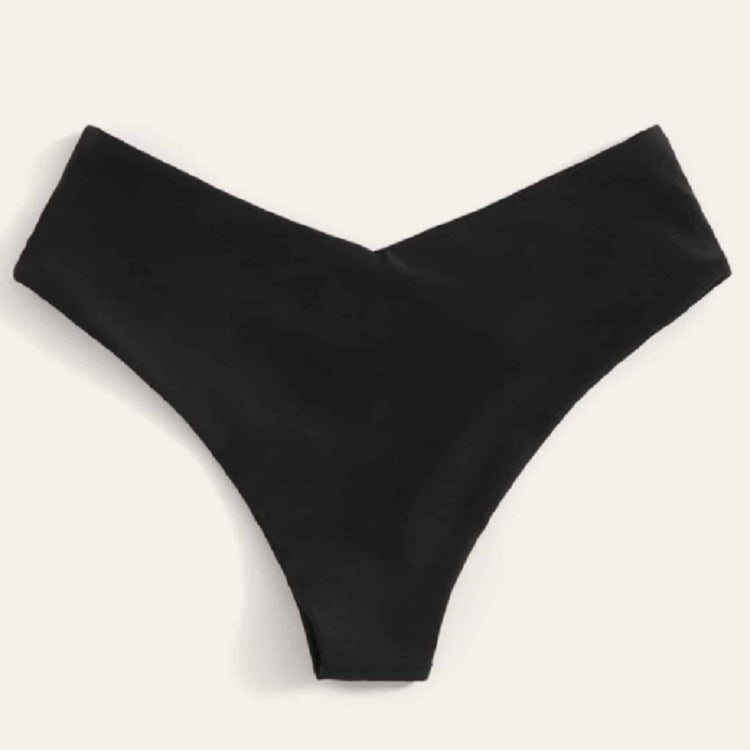 Damen Hochtaillierter Bikiniunterteil R&B
