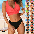 Damen Zweiteiliger Badeanzug mit floralem Design R&B