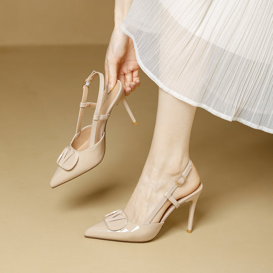 Damen Slingback-Pumps mit modischem Schnallendesign R&B
