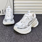 Damen Sportliche Sneakers mit reflektierendem Obermaterial und bequemer Dämpfung R&B