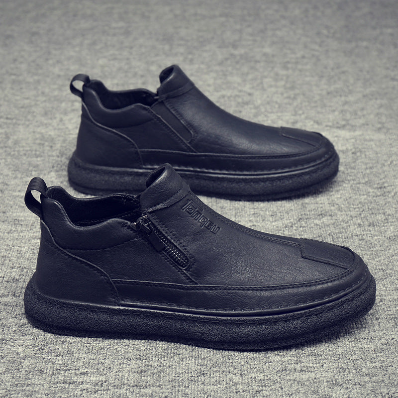 Herren Komfortable und stylische Stiefel mit Reißverschluss R&B