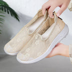 Damen Slip-On Freizeitschuhe mit floraler Spitze R&B