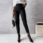 Damen Hochtaillierte Hosen R&B