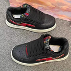 Damen Sportliche Sneakers mit modernem Karomuster und rutschfester Sohle R&B