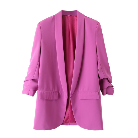 Damen Moderner Blazer mit eleganter Schnittführung und praktischen Taschen R&B