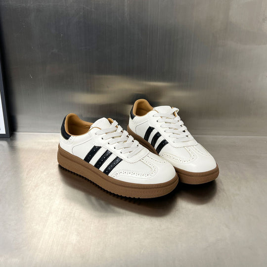 Damen sportliche Retro-Sneakers mit klassischem Design und atmungsaktiver Oberkonstruktion R&B