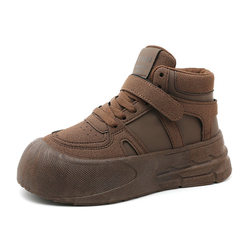 Damen Sportliche High-Top Sneakers mit praktischem Klettverschluss und strapazierfähigem Obermaterial R&B