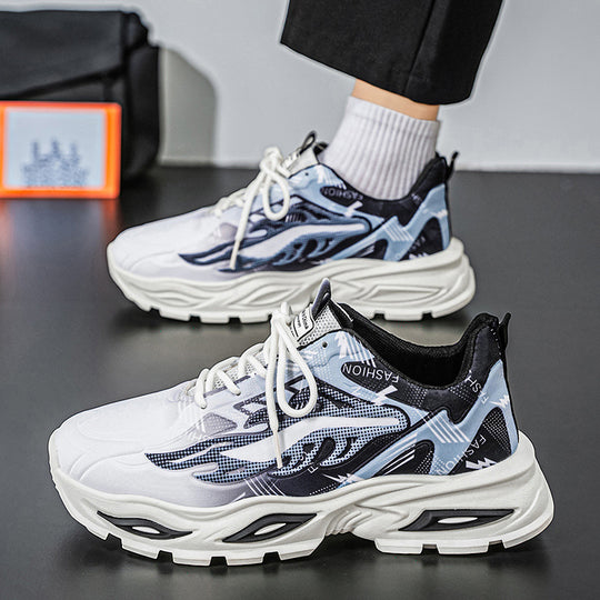 Damen sportliche High-Performance Sneakers mit atmungsaktiver Struktur und dämpfender Sohle R&B