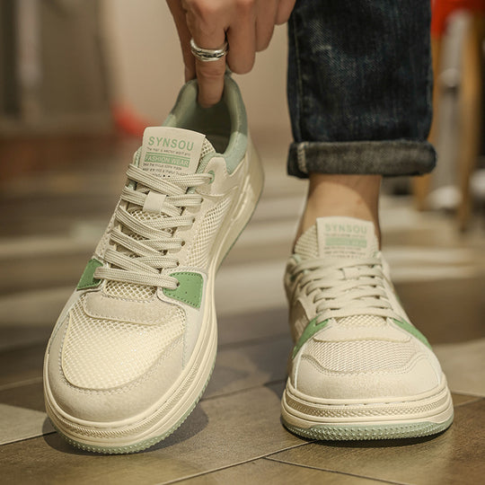 Damen Sportliche Sneakers mit atmungsaktivem Mesh und dämpfender Laufsohle R&B