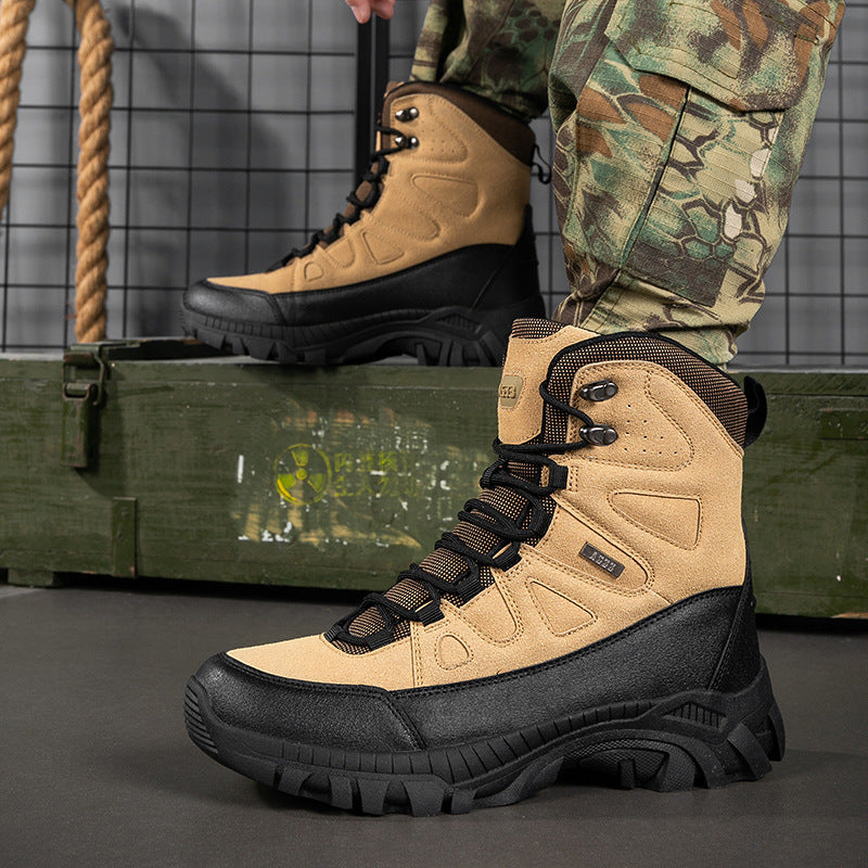 Herren Multifunktionale Tactical Stiefel mit rutschfester Sohle und atmungsaktiver Konstruktion R&B