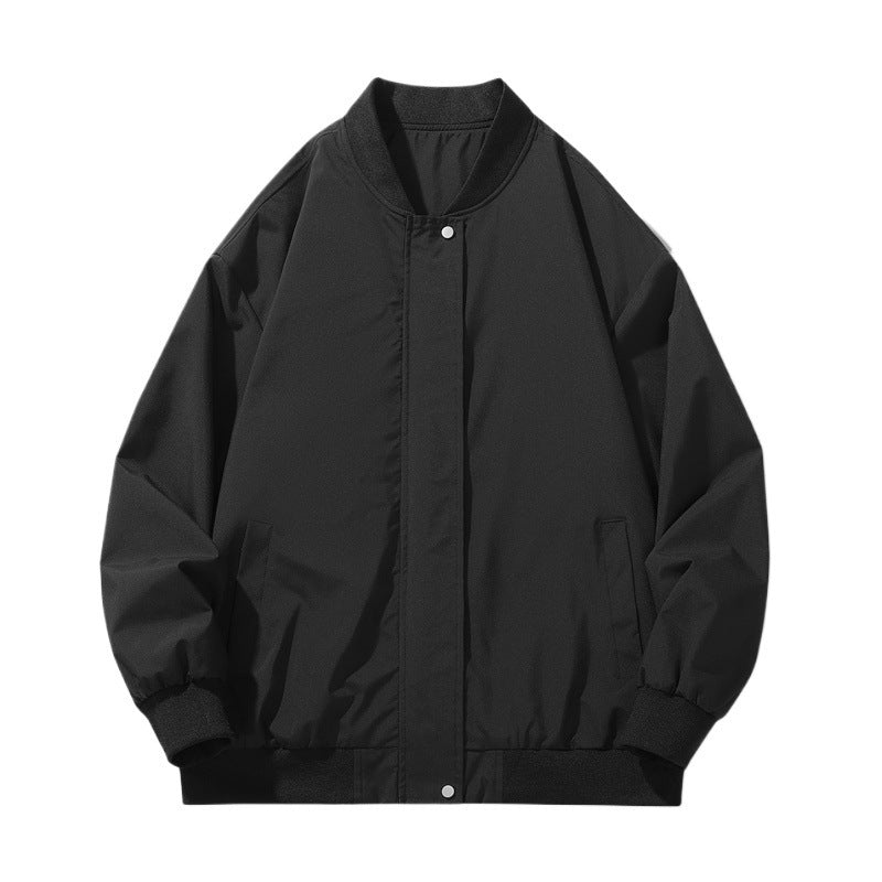 Herren sportliche Übergangsjacke mit hohem Kragen und praktischen Seitentaschen R&B