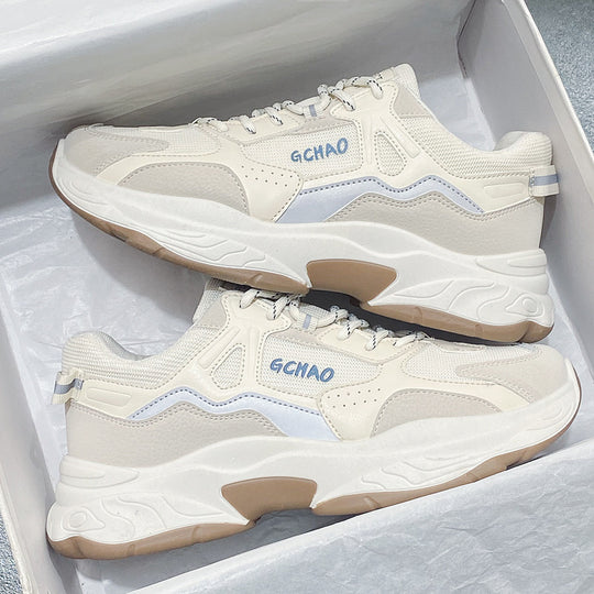 Damen Sportliche Sneakers mit atmungsaktiver Oberflächenstruktur R&B