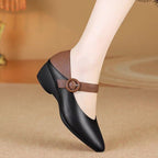 Damen elegante Sling-Pumps mit modischem Riemen und stabilem Absatz R&B