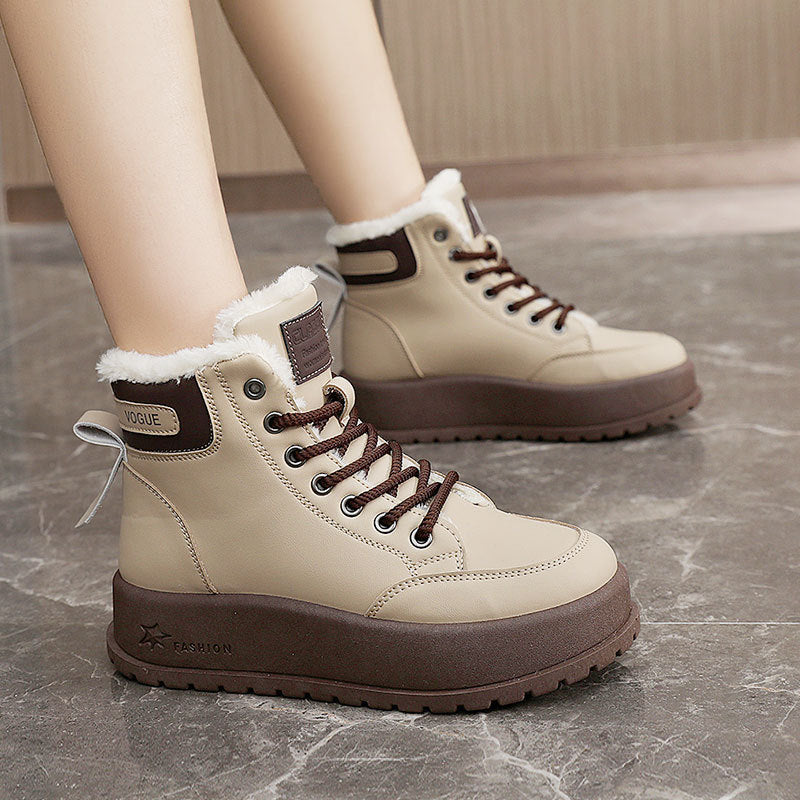 Damen Winterliche Stiefel mit kuscheligem Fleece-Futter und rutschfester Sohle R&B
