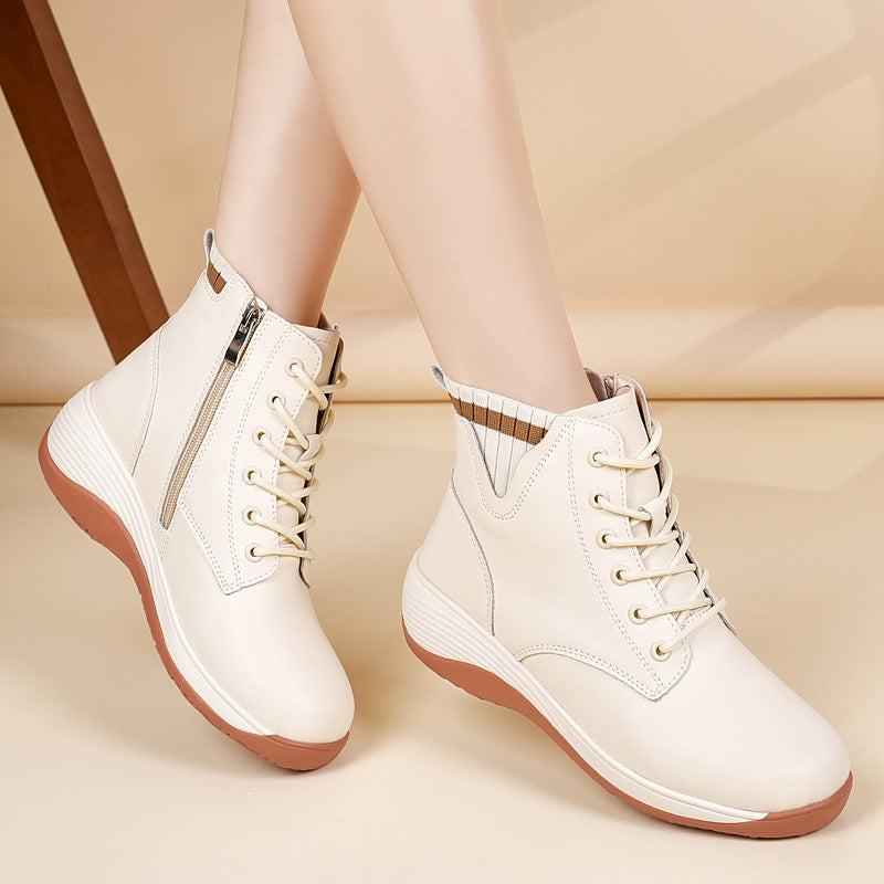 Damen Hohe Schnürstiefel mit flexiblem Tragekomfort und stylischem Design R&B
