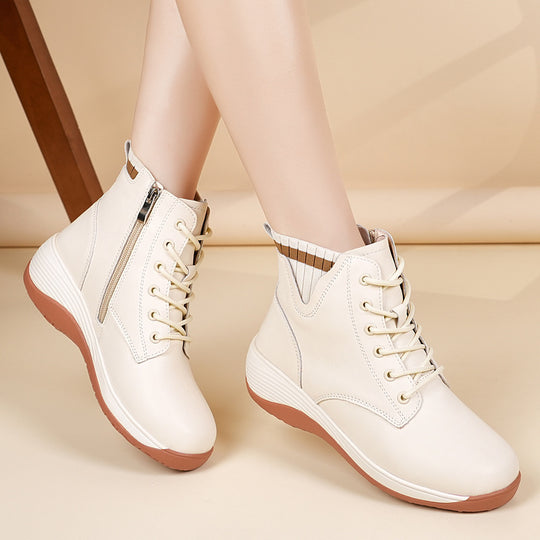 Damen Hohe Schnürstiefel mit flexiblem Tragekomfort und stylischem Design R&B
