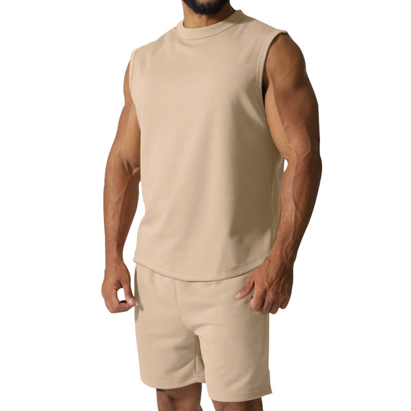 Herren sportliches Kurzarm-Set aus atmungsaktivem Material R&B