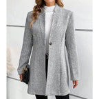 Damen Elegante Tailored Jacke mit geripptem Design R&B