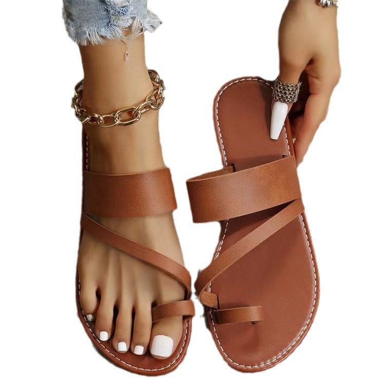 Damen Modische Riemensandalen