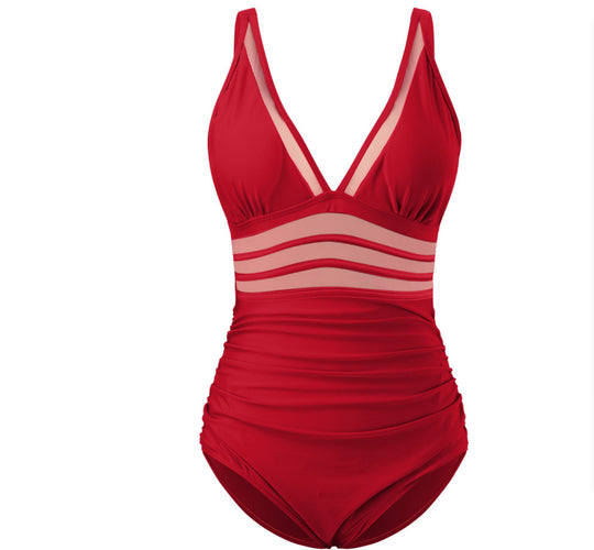 Damen eleganter Badeanzug mit verführerischen Cut-Out-Details R&B