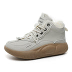 Damen modische Winterstiefel mit weichem Innenfutter und rutschfester Sohle R&B